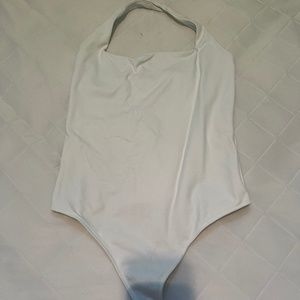 Abercrombie & Fitch Soft A&F Collection Halter Bodysuit
